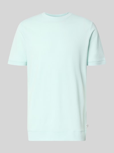 s.Oliver RED LABEL T-shirt o kroju regular fit z Mieszanka bawełny Turkusowy 1