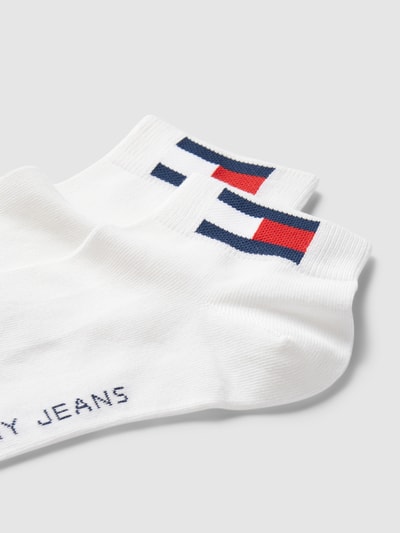 Tommy Hilfiger Krótkie skarpety z nadrukiem z logo w zestawie 2 szt. Biały 2