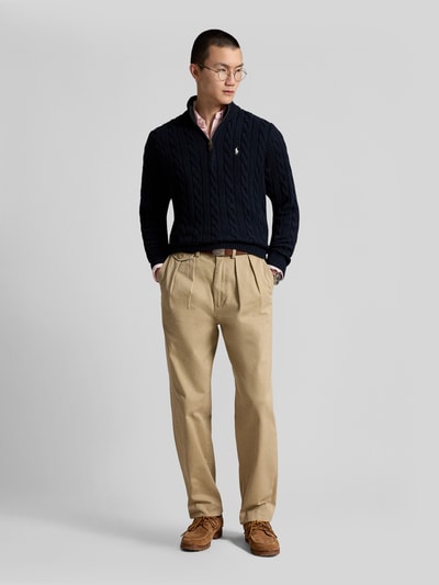 Polo Ralph Lauren relaxed fit schipperstrui van puur katoen Marineblauw - 1