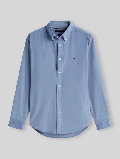 Tommy Hilfiger Regular Fit Freizeithemd aus reiner Baumwolle Hellblau 2