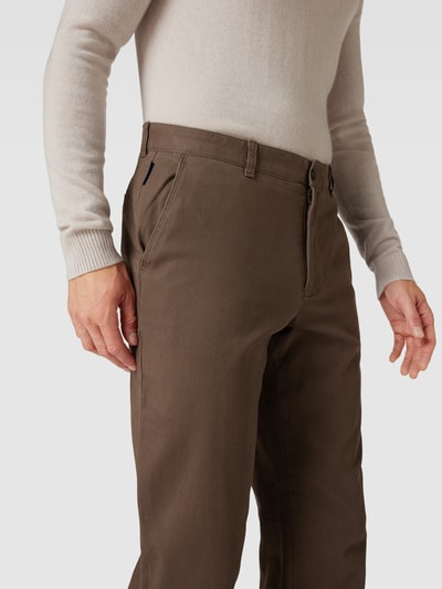 Christian Berg Men Thermobroek met steekzakken Taupe - 3