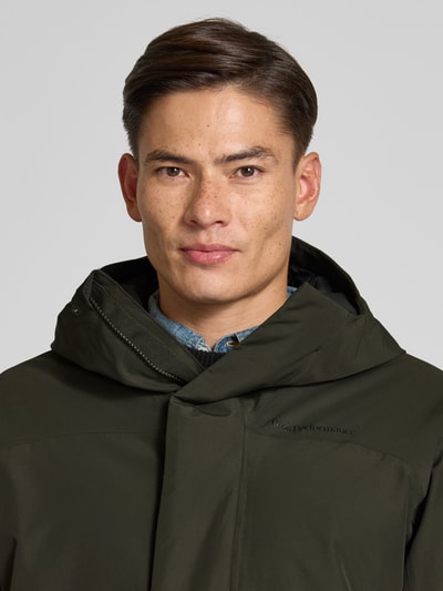 PEAK PERFORMANCE Regular fit jack met logoprint, model 'Treeline' Olijfgroen - 3