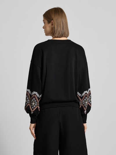 Only Regular Fit Sweatshirt aus Baumwoll-Mix Modell 'BROOKE' Black 5