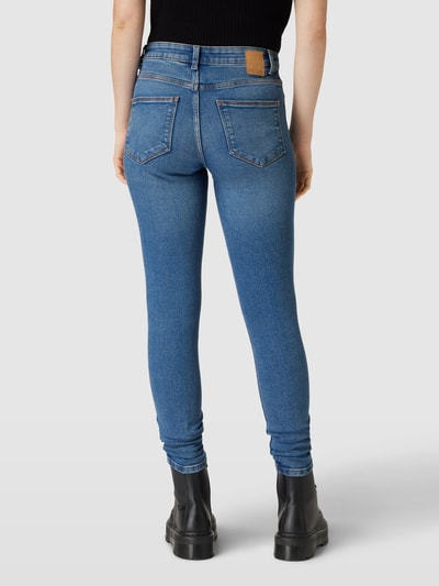 Pieces Skinny Fit Jeans im 5-Pocket-Design Modell 'DANA' Jeansblau 5