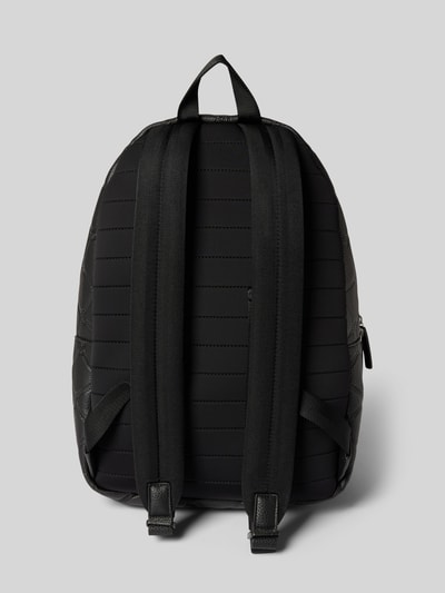 HUGO Rucksack mit Strukturmuster Modell 'Ethon Chain' Black 4