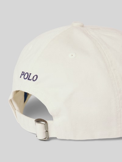 Polo Ralph Lauren Teens Basecap mit Label-Stitching Ecru 3