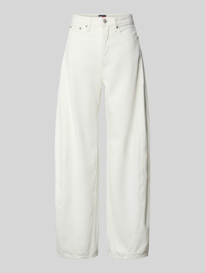 Tommy Jeans Barrel Fit Jeans aus reiner Baumwolle Weiss 2