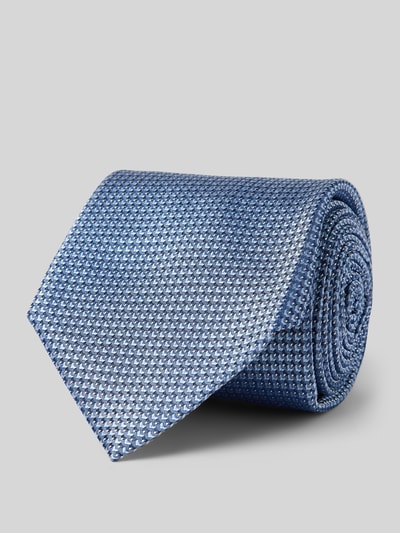 Profuomo Stropdas met labeldetail Bleu - 1