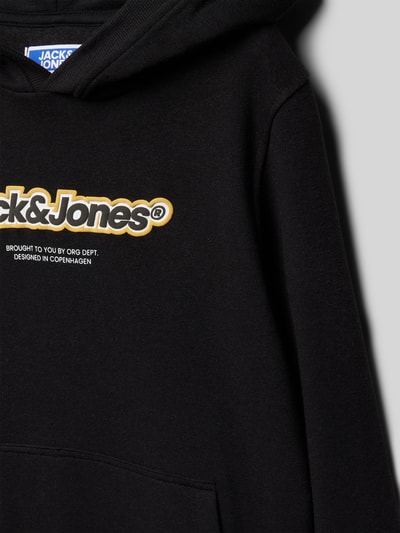 Jack & Jones Hoodie mit Label-Print Modell 'VESTERBRO' Black 2