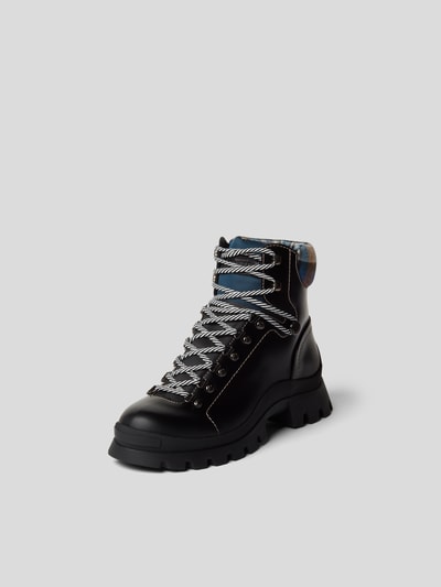 Dsquared2 Schnürboots mit Besatz Schwarz 2