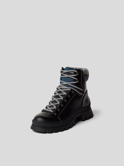 Dsquared2 Schnürboots mit Besatz Black 2