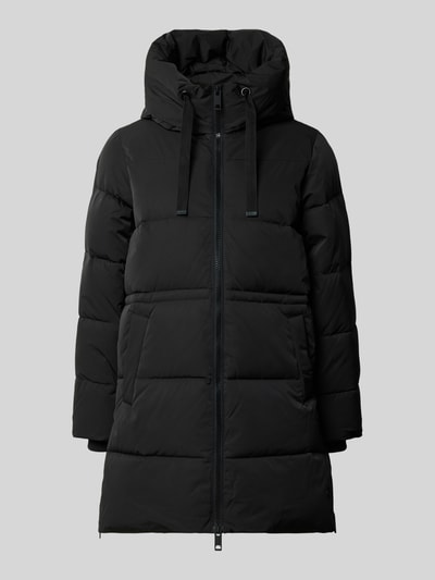 MSCH Copenhagen Gewatteerde lange jas met tweewegritssluiting, model 'Mola Pavinaria' Zwart - 2