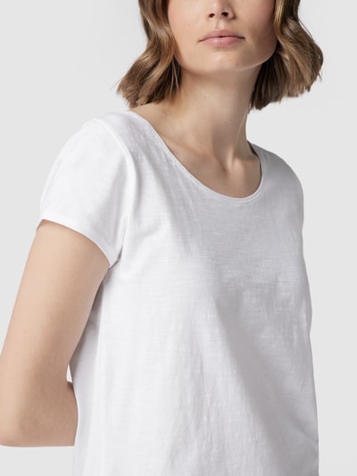 Drykorn T-Shirt mit Strukturmuster Modell 'Najani' Weiss 3