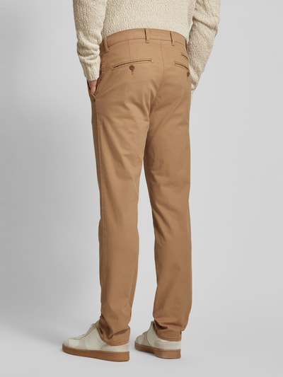 Brax Broek met knoop- en ritssluiting, model 'FABIO' Camel - 5