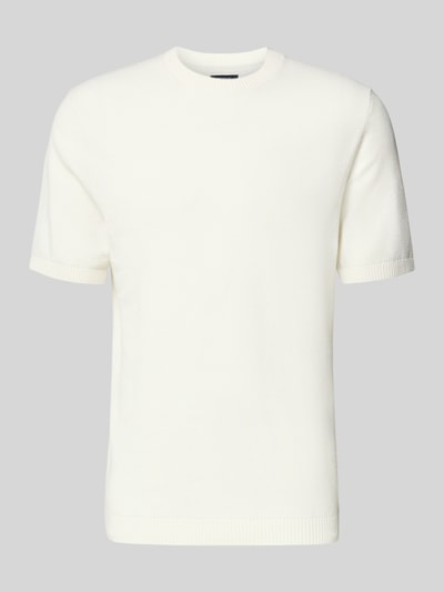 MCNEAL T-shirt o kroju regular fit z czystej bawełny Écru 2