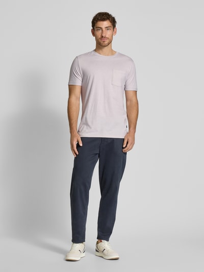 Tom Tailor Denim Regular Fit T-Shirt aus reiner Baumwolle Hellgrau 1