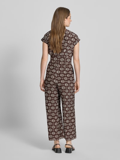 Weekend Max Mara Kombinezon o luźnym kroju z czystego jedwabiu model ‘ARIZONA’ Ciemnobrązowy 5