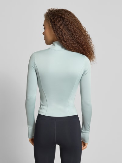 adidas Sportswear Slim fit trainingsjack met ritssluiting Mintgroen - 5
