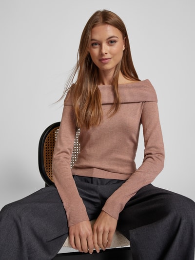 Soyaconcept Strickpullover mit Rollkragen Modell 'Dollie' Rose 3