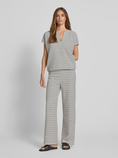 s.Oliver RED LABEL Spodnie materiałowe o kroju relaxed fit z bawełną Granatowy 1