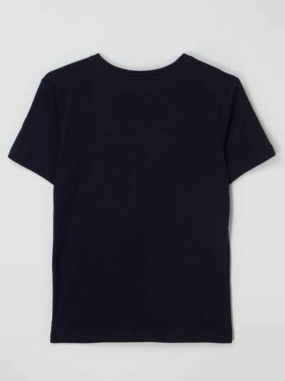 Lacoste T-shirt met logomotief Marineblauw - 3