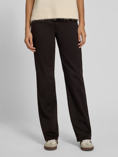 Angels Stoffen broek met 5-pocketmodel, model 'LARA' Zwart - 4