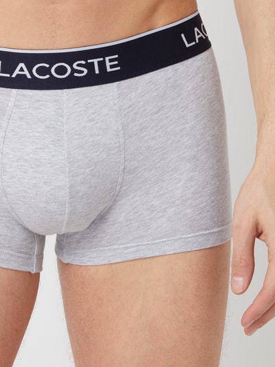 Lacoste Obcisłe bokserki z detalami z logo w zestawie 3 szt. Jasnoszary 2