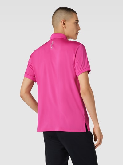 Polo Ralph Lauren Poloshirt met labelstitching Felroze - 5