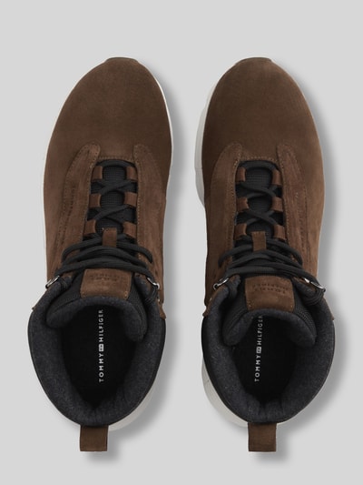 Tommy Hilfiger Boots aus echtem Rindsleder Dunkelbraun 4