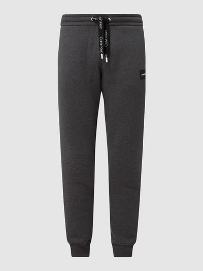 CK Calvin Klein Sweatbroek met logodetails  Middengrijs - 2