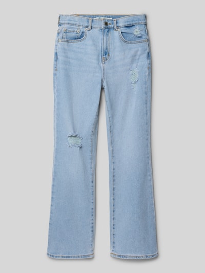 Levi’s® Kids Jeansy o rozkloszowanym kroju z 5 kieszeniami i detalem z logo Jasnoniebieski 1