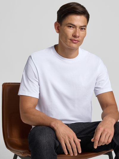 American Vintage T-shirt z okrągłym dekoltem model ‘FIZVALLEY’ Biały 3