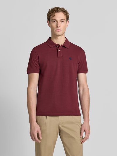 MCNEAL koszulka polo o kroju regular fit z wyhaftowanym logo Ciemnoczerwony 4