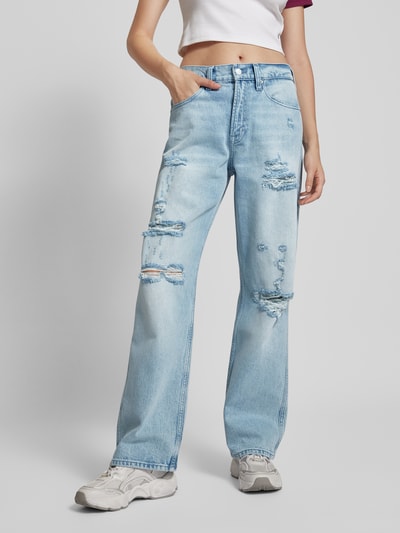 Tommy Jeans Loose Fit Jeans im Destroyed-Look Modell 'BETSY' Hellblau 4