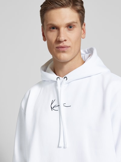 KARL KANI Hoodie mit Kapuze Weiss 3