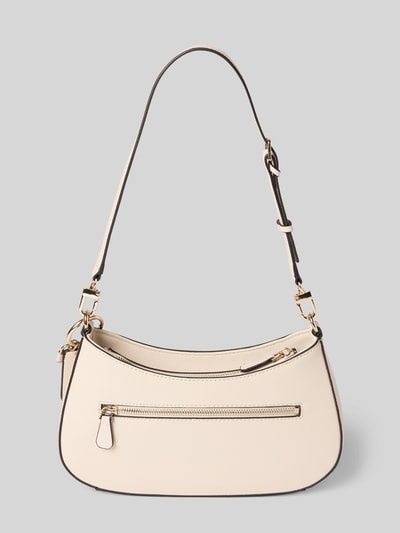 Guess Handtas met labelapplicaties, model 'NOELLE II' Ecru - 4