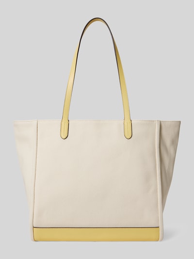 Lauren Ralph Lauren torba shopper z aplikacją z logo Beżowy 5