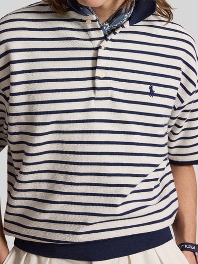 Polo Ralph Lauren Loose Fit Poloshirt aus Baumwoll-Mix Marine 3
