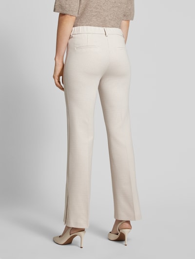 Gardeur Stoffen broek met Franse steekzakken Beige - 5