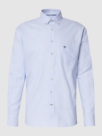 Fynch-Hatton Regular Fit Freizeithemd mit Streifenmuster Modell 'All Season' Bleu 2