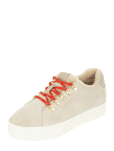 Gant Sneaker aus Veloursleder  Offwhite 1