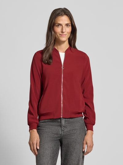 Vero Moda Regular fit blouson met opstaande kraag, model 'COCO' Roestrood - 4