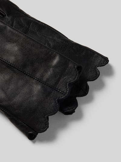 FI.NE Slim Fit Handschuhe aus echtem Lammnappa Black 2