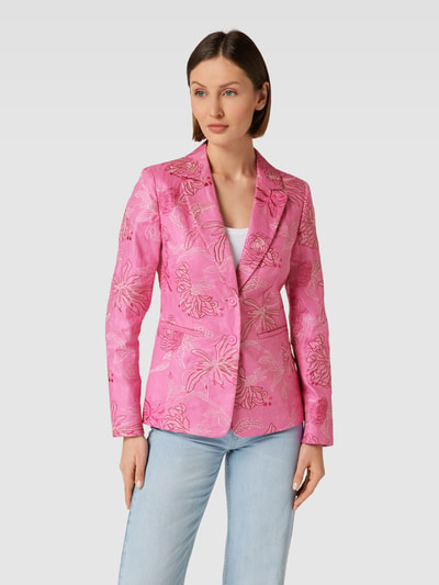 WHITE LABEL Blazer met all-over print Felroze - 4