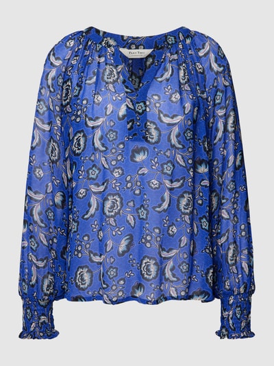 Part Two Blouse met all-over motief, model 'Ketta' Blauw - 2