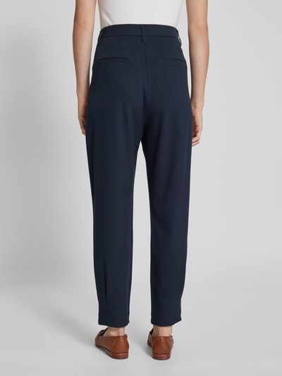 Copenhagen Muse Stoffen broek in effen design Marineblauw - 5