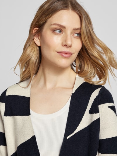 Betty Barclay Lange cardigan met opengewerkte voorkant Offwhite - 3