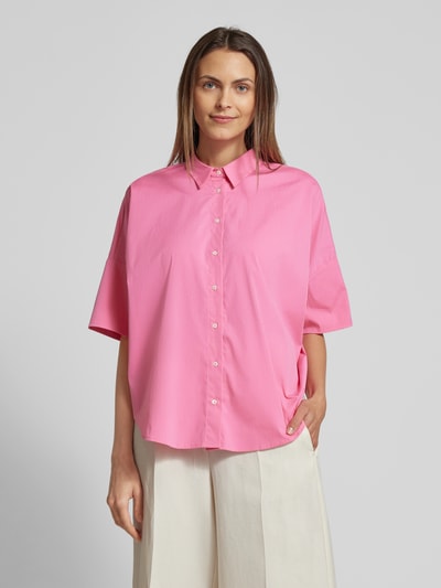 tonno & panna Blouse in effen design Felroze - 4