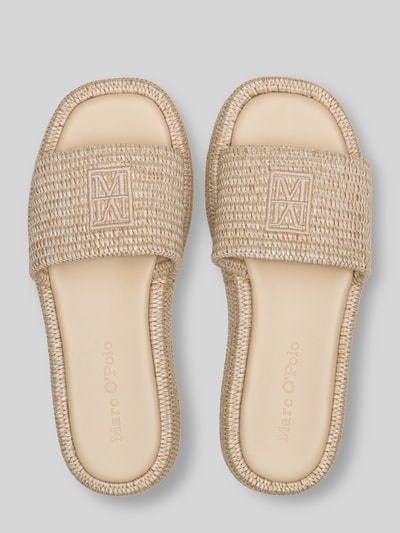 Marc O'Polo Sandale aus Strohgeflecht Modell 'LARISSA' Ecru 3