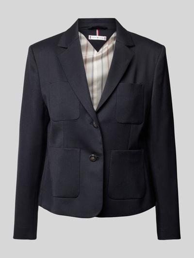 Tommy Hilfiger Blazer mit aufgesetzten Taschen Marine 1